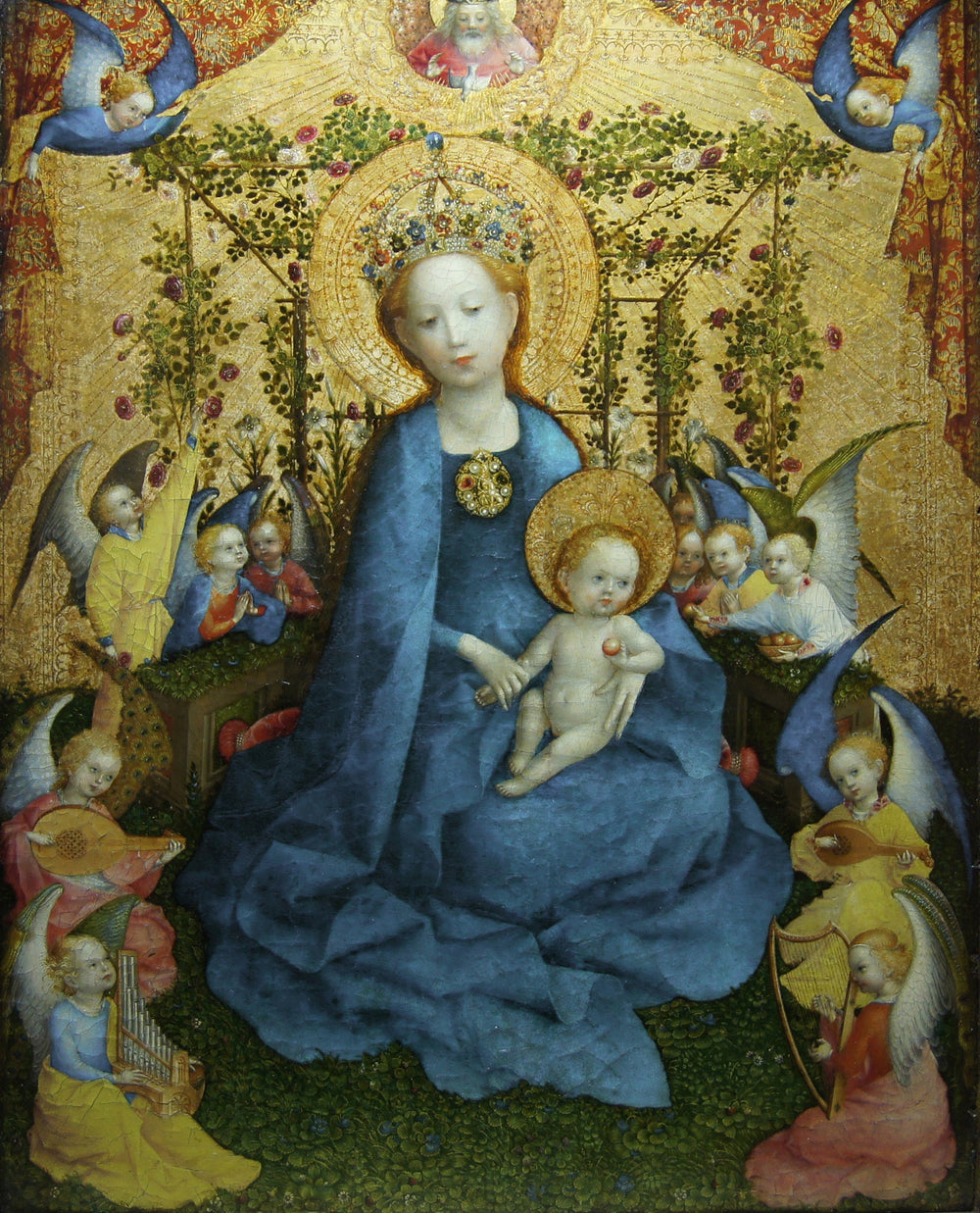 La Vierge au buisson de roses - Stefan Lochner - Alpha Reproduction