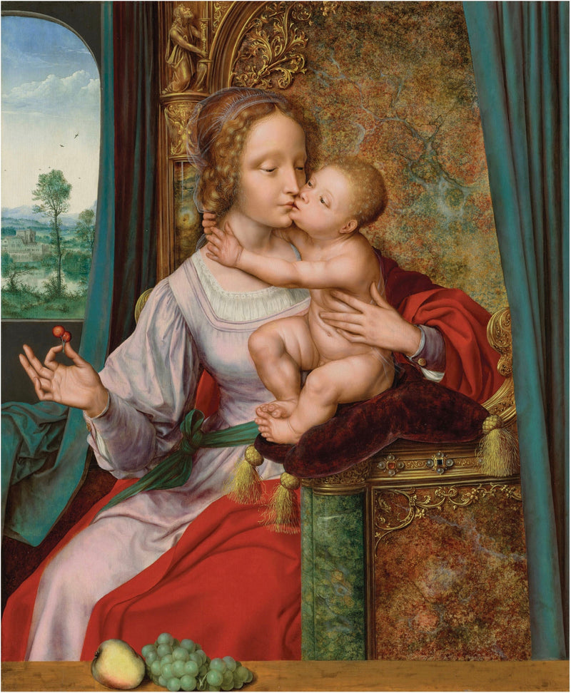 La Vierge aux cerises - Quentin Metsys
แม่พระกับเชอร์รี่ - ควองติน เมตซิส