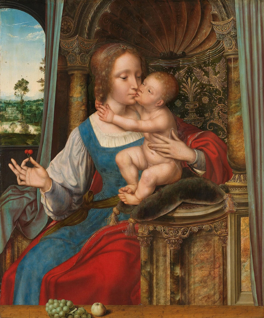 La Vierge aux cerises - Quentin Metsys
แม่พระกับเชอร์รี่ - ควองติน เมตซิส