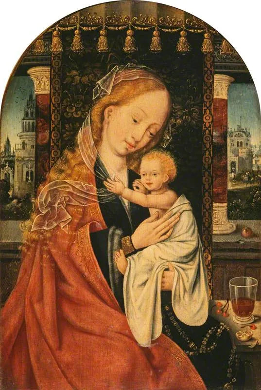 พระแม่มารีและพระกุมาร - Joos van Cleve