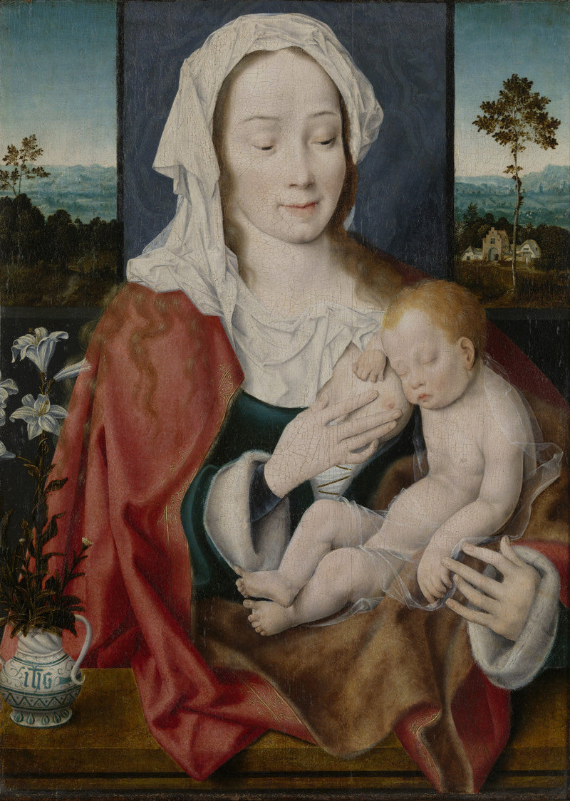พระแม่มารีและพระกุมาร - Joos van Cleve
