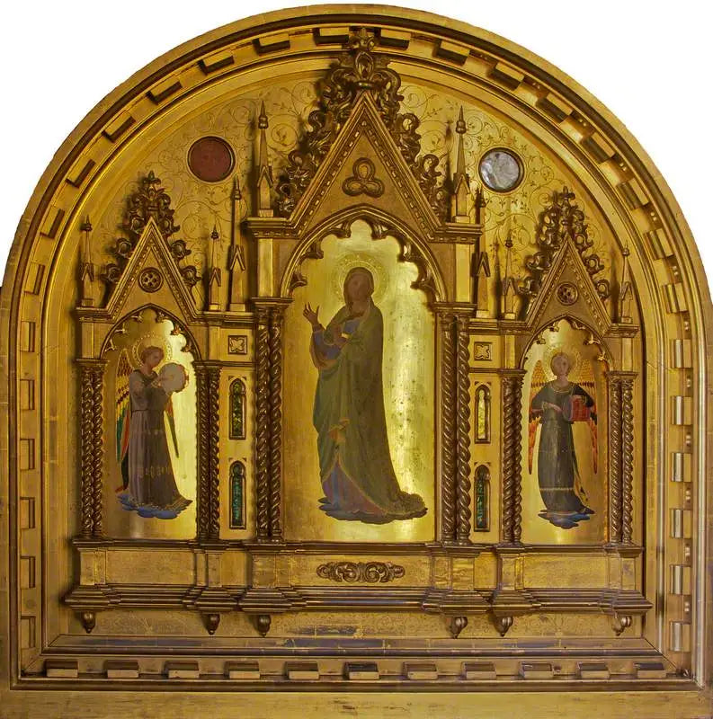 พระแม่มารี พร้อมเทวดาดนตรี - Fra Angelico