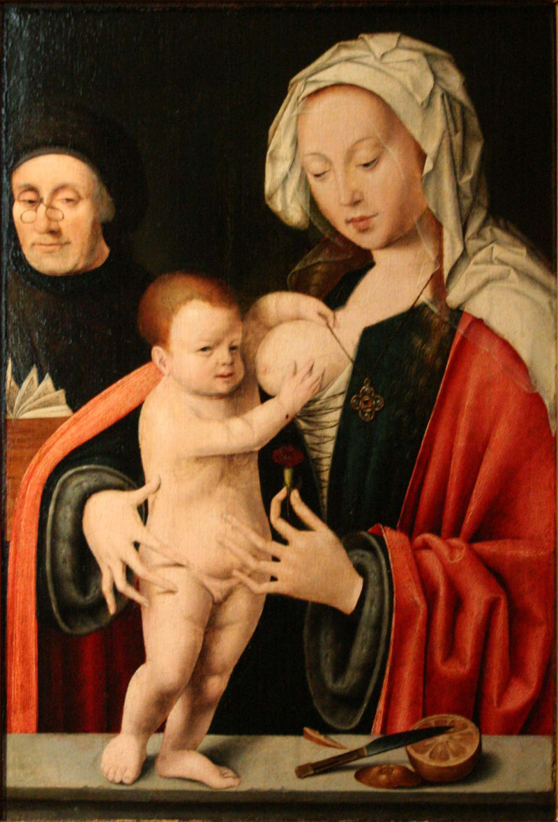 พระแม่มารีย์ พระเยซูเด็ก และผู้บริจาค - Joos van Cleve