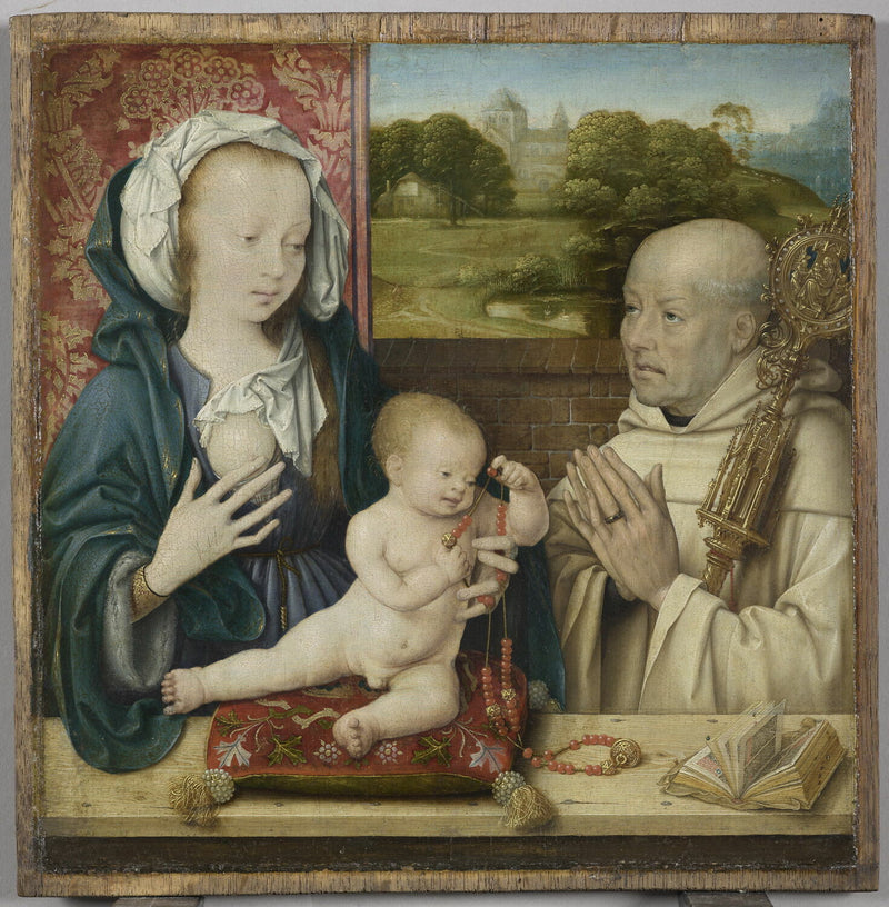 วิสัยทัศน์ของนักบุญเบอร์นาร์ด - Joos van Cleve