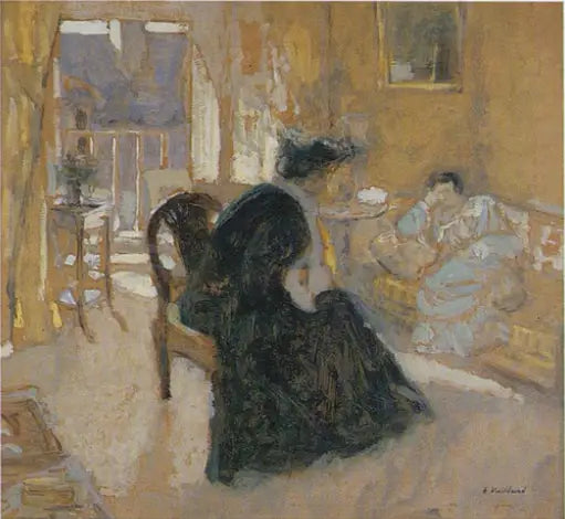 การเยี่ยมชมคุณหญิง Hessel - Édouard Vuillard