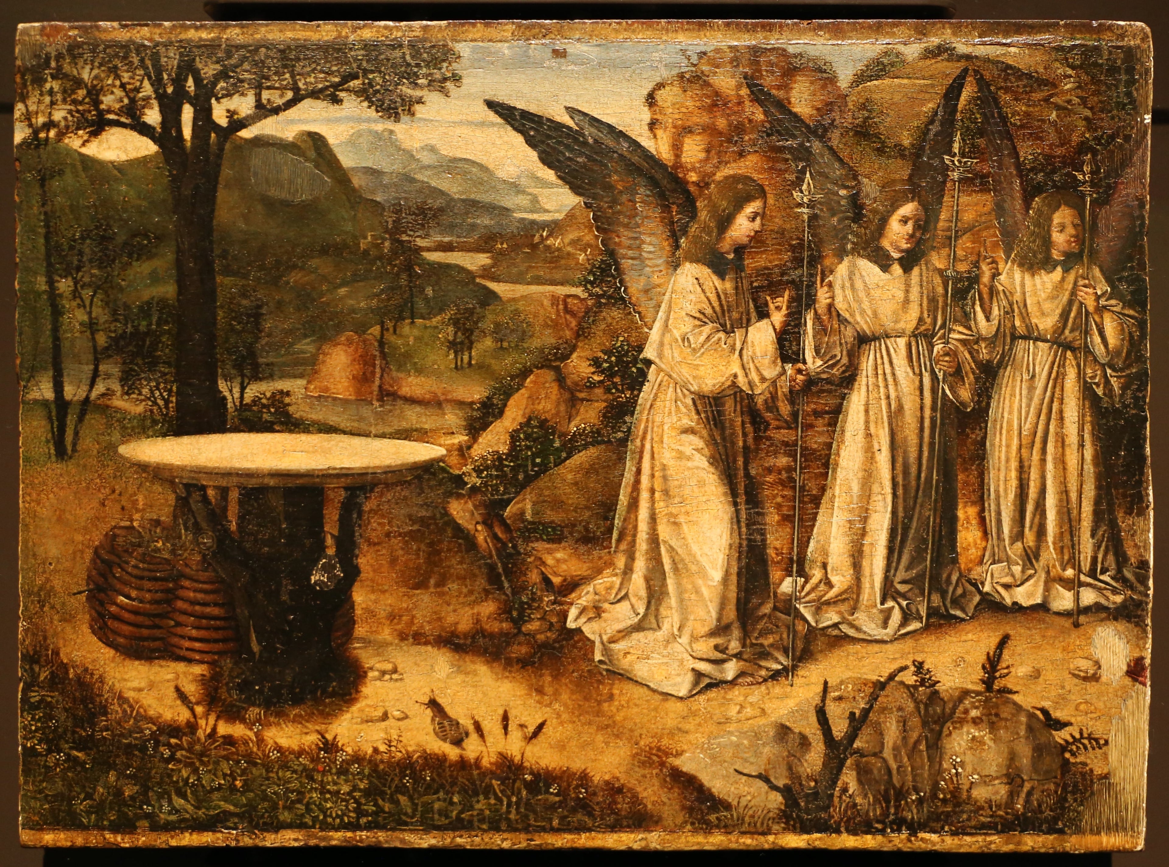 La visite des trois anges à Abraham - Antonello de Messine - Alpha Reproduction