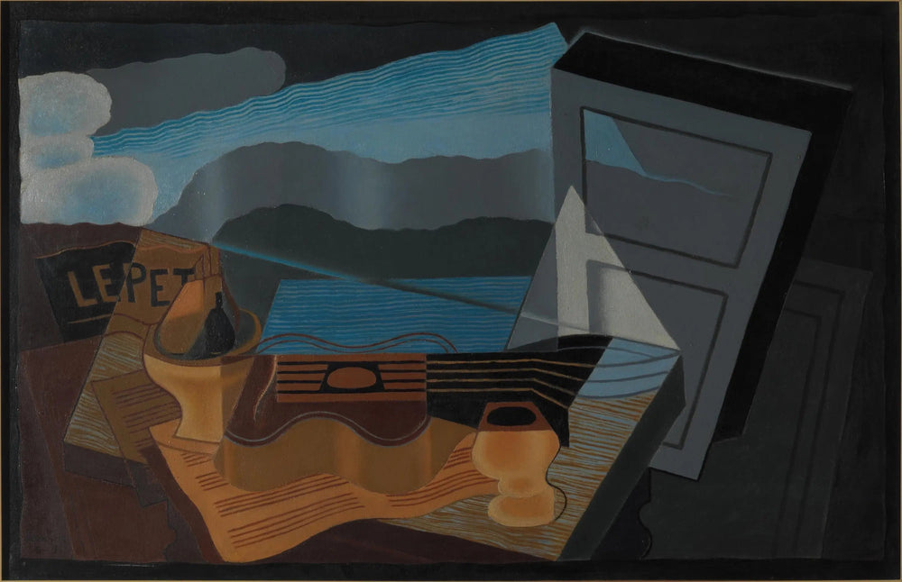 La Vue sur la baie - Juan Gris image 1 reproduction artisanale de tableau