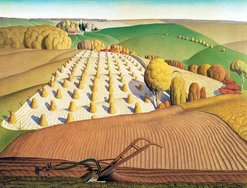 Labour d'automne - Grant Wood
แรงงานฤดูใบไม้ร่วง - แกรนต์ วูด