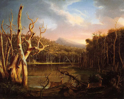 Lac aux arbres morts - Thomas Cole - Alpha Reproduction