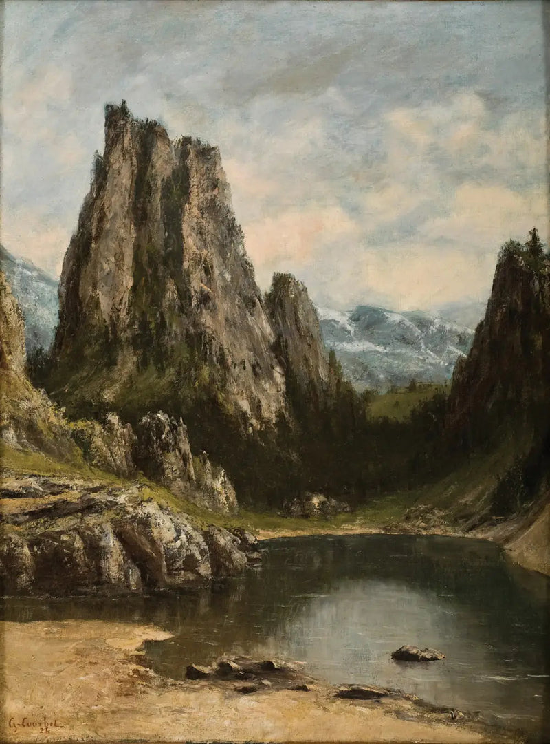 Lac dans les montagnes - Gustave Courbet
ทะเลสาบในภูเขา - กุสตาฟ คูร์เบต์