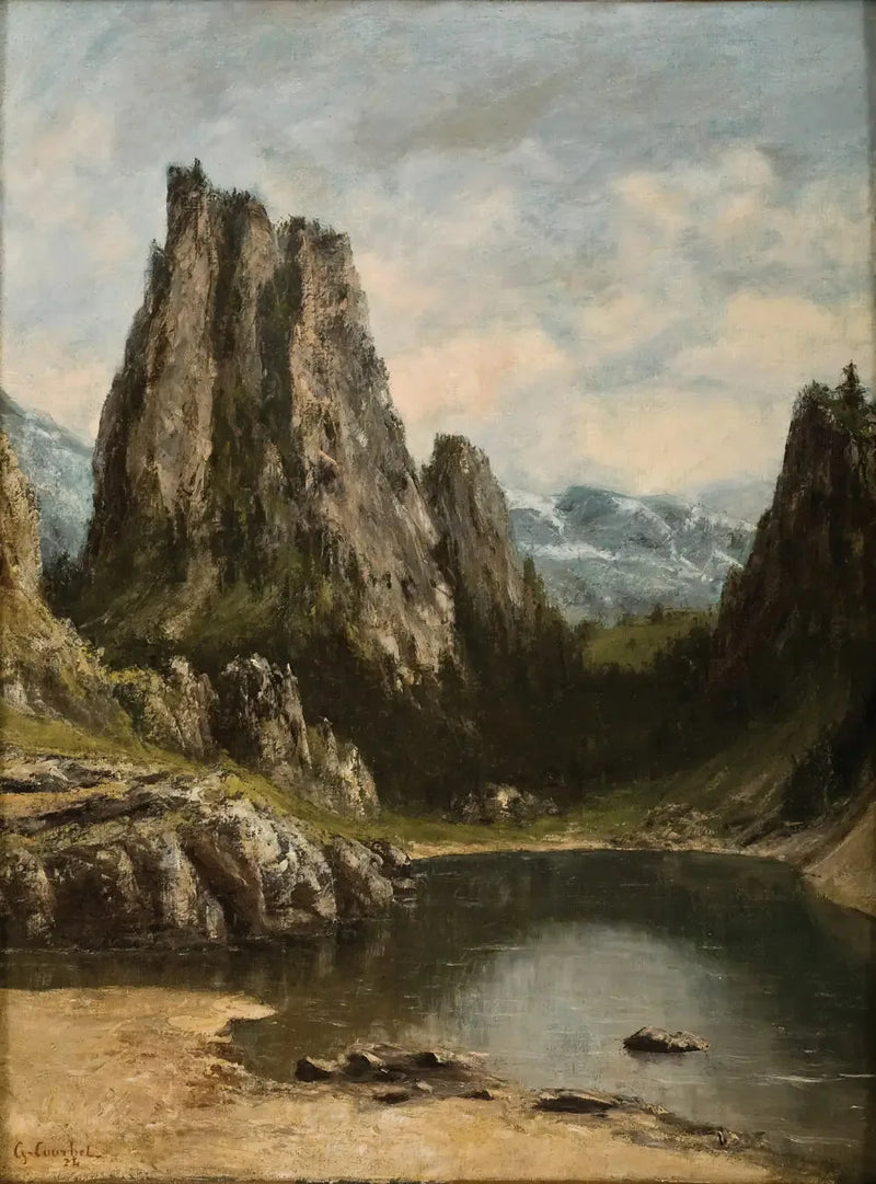Lac dans les montagnes - Gustave Courbet
ทะเลสาบในภูเขา - กุสตาฟ คูร์เบต์
