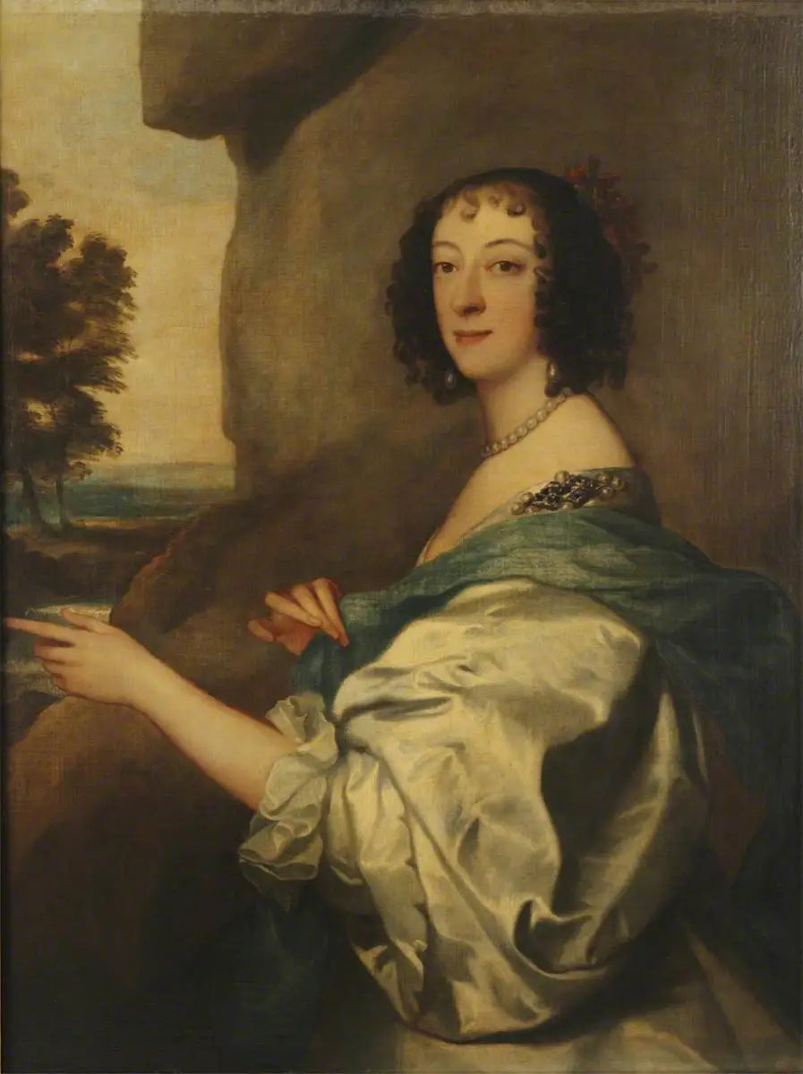 Lady Elizabeth Clifford, comtesse de Burlington (1621 – 1698) - Antoine van Dyck image 1 copie peinte à la main à l’huile