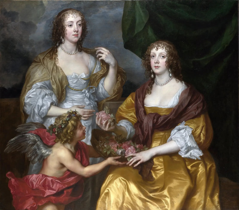เลดี้ Elizabeth Thimbelby และน้องสาวของเธอ - อองตวน ฟาน ไดค์