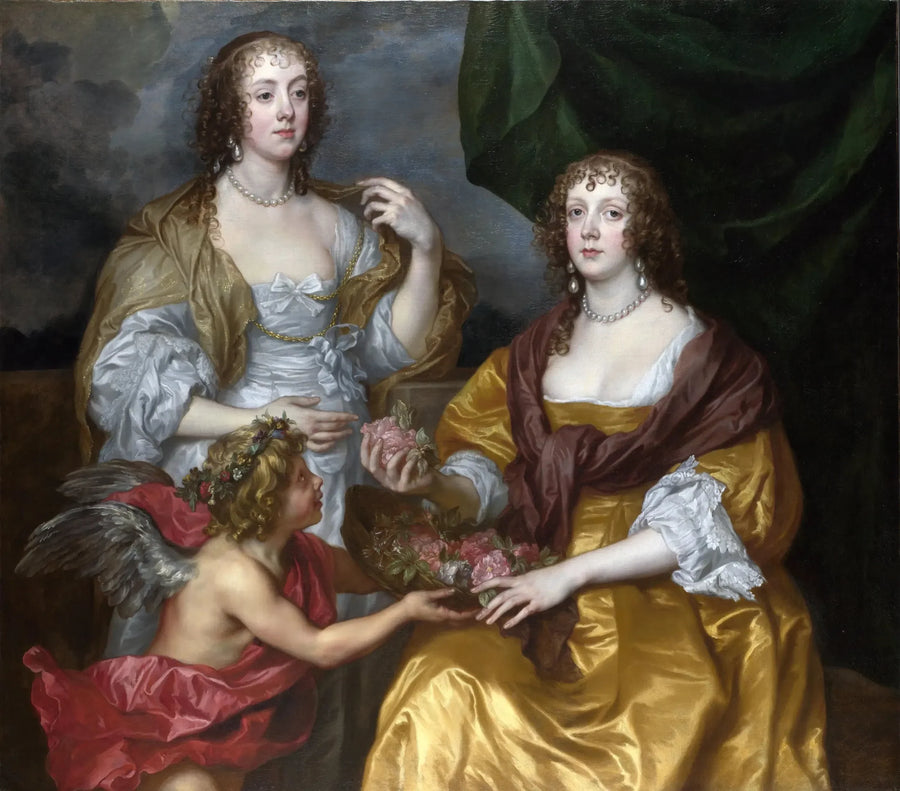 เลดี้ Elizabeth Thimbelby และน้องสาวของเธอ - อองตวน ฟาน ไดค์