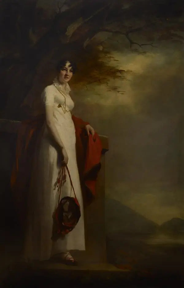 Lady Montgomery, née Helen Graham, décédée en 1828. - Henry Raeburn image 1 reproduction de peinture à l’huile