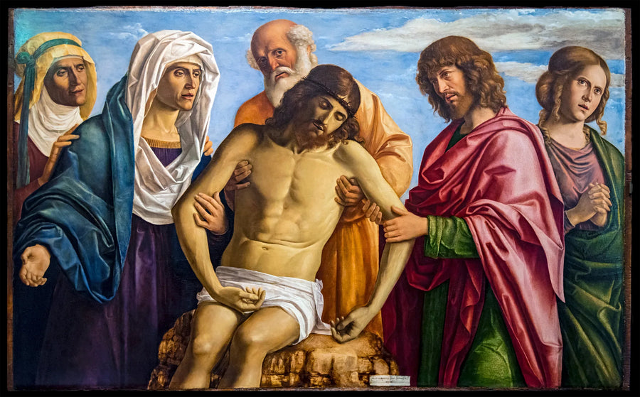 ภาพไว้อาลัยต่อพระคริสต์ที่สิ้นพระชนม์ - Cima da Conegliano