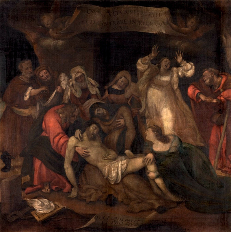 ภาพไว้อาลัยต่อพระคริสต์ที่สิ้นพระชนม์ - Lorenzo Lotto