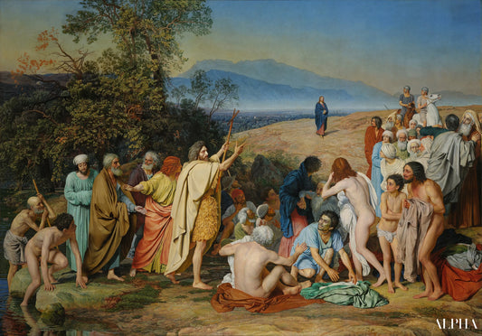 L’apparition du Christ devant le peuple - Alexandre Ivanov Reproductions de tableaux à la peinture à l’huile