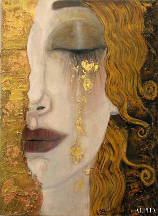 Larmes d'or - Gustav klimt - Reproductions de tableaux et peintures haut de gamme