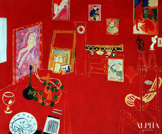 L'atelier rouge - Matisse - Reproductions de tableaux et peintures haut de gamme