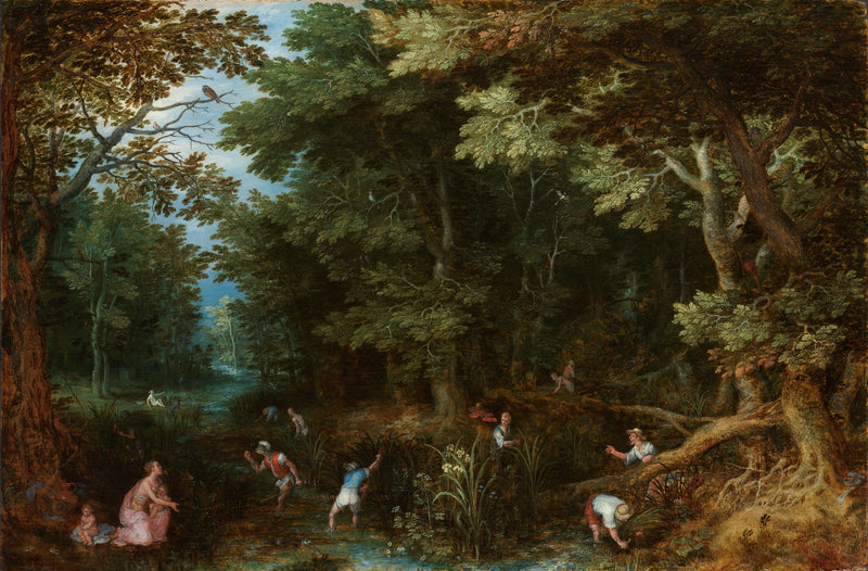 Latone et les paysans lyciens - Jan Brueghel l'Ancien