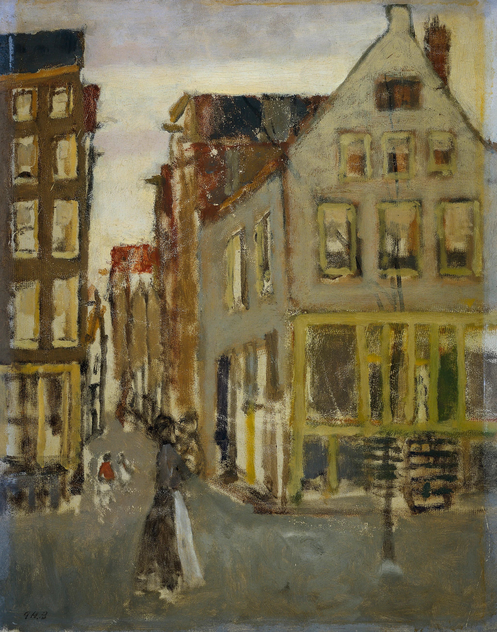 Le Lauriergracht à la Tweede Laurierdwarsstraat - George Hendrik Breitner