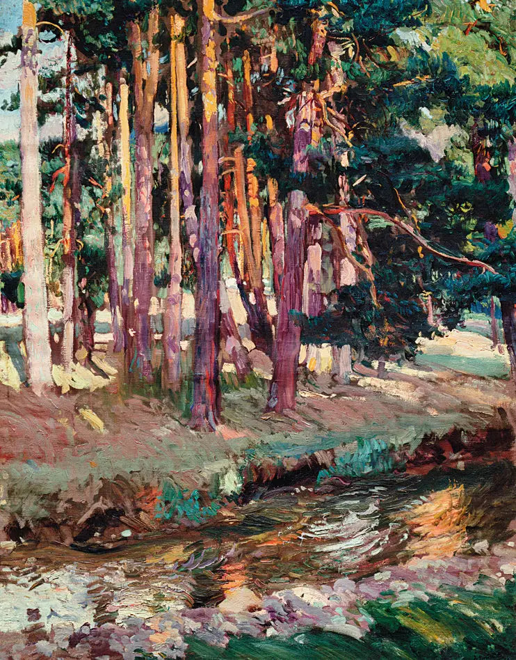 Le Bain de la reine, Valsaín - Joaquín Sorolla image 1 reproduction d’œuvre d’art à l’huile