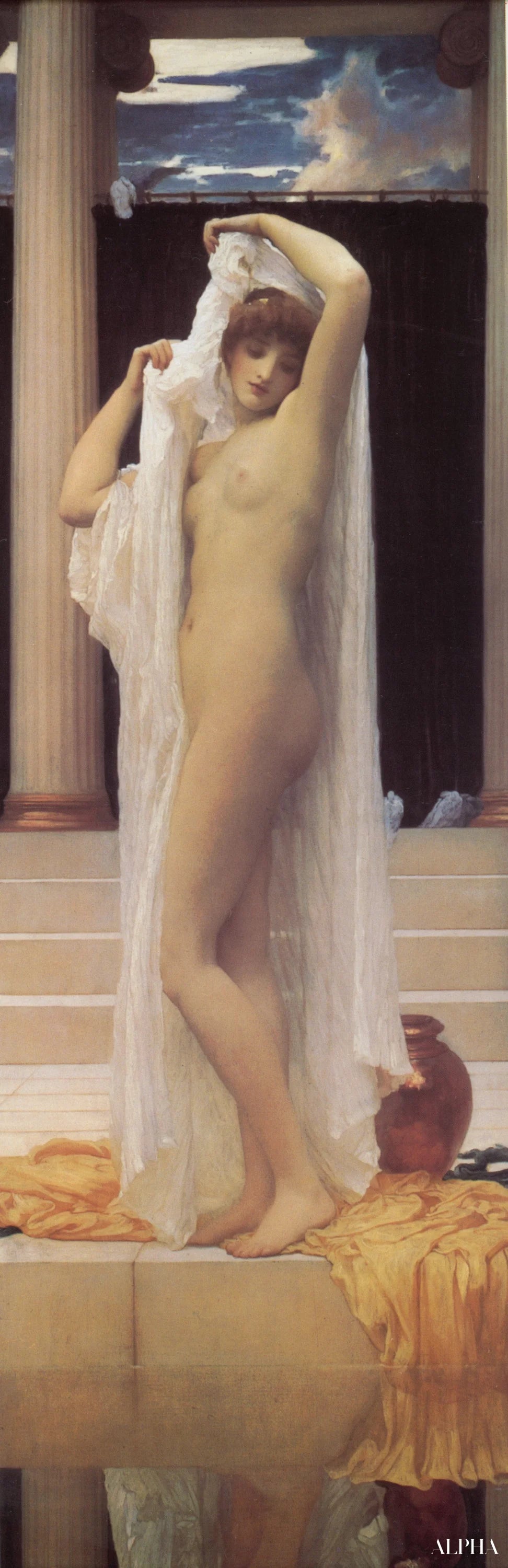 The Bath of Psyche - Frederic Leighton - High-end reproductions of paintings and artworks