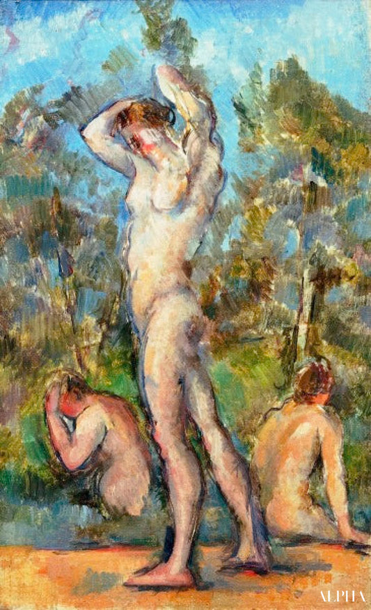 Le bain - Paul Cézanne - Reproductions de tableaux et peintures haut de gamme