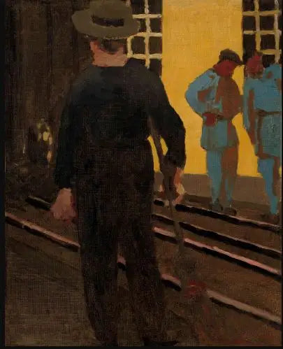 คนกวาดถนน - Édouard Vuillard
