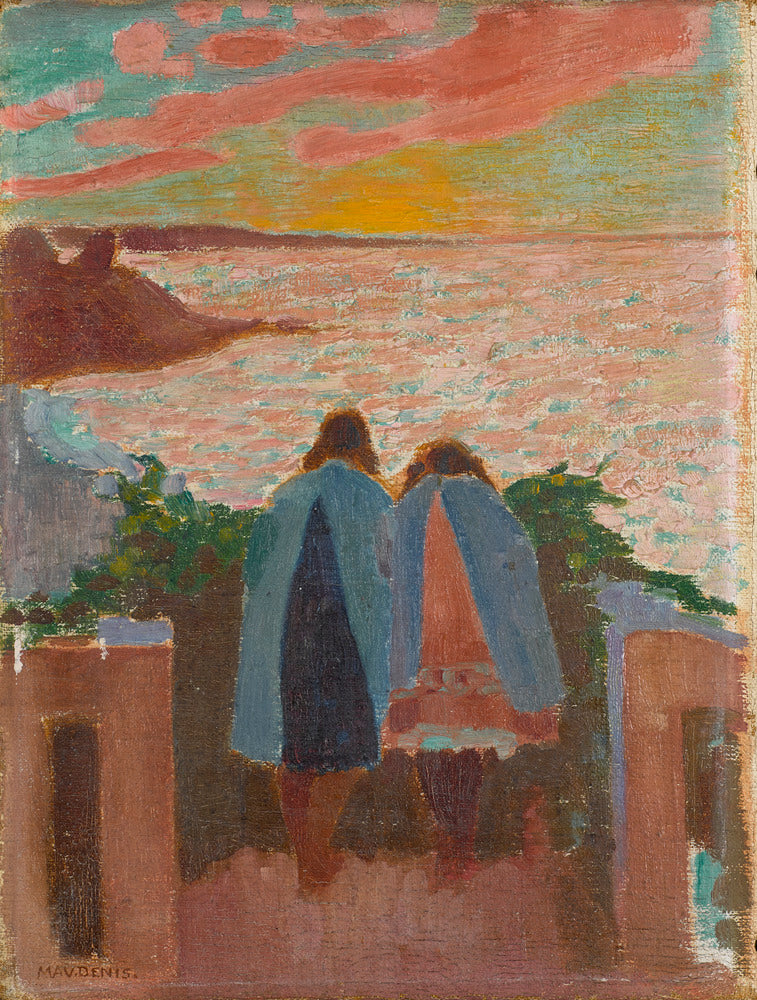 Le Balcon de Silencio au soleil couchant - Maurice Denis image 1 copie peinte à la main à l’huile