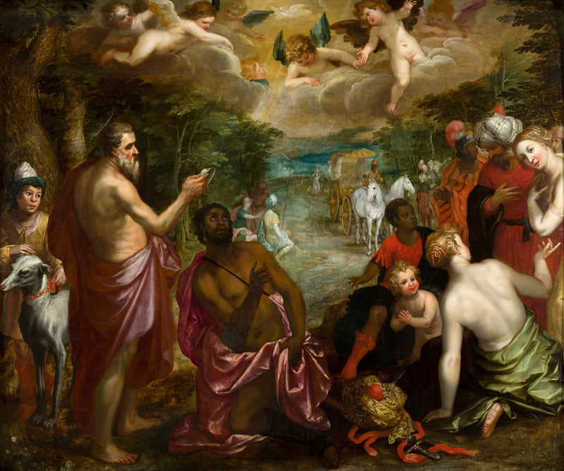 Le baptême du chambellan de la reine Candace d'Éthiopie - Jan Brueghel le Jeune