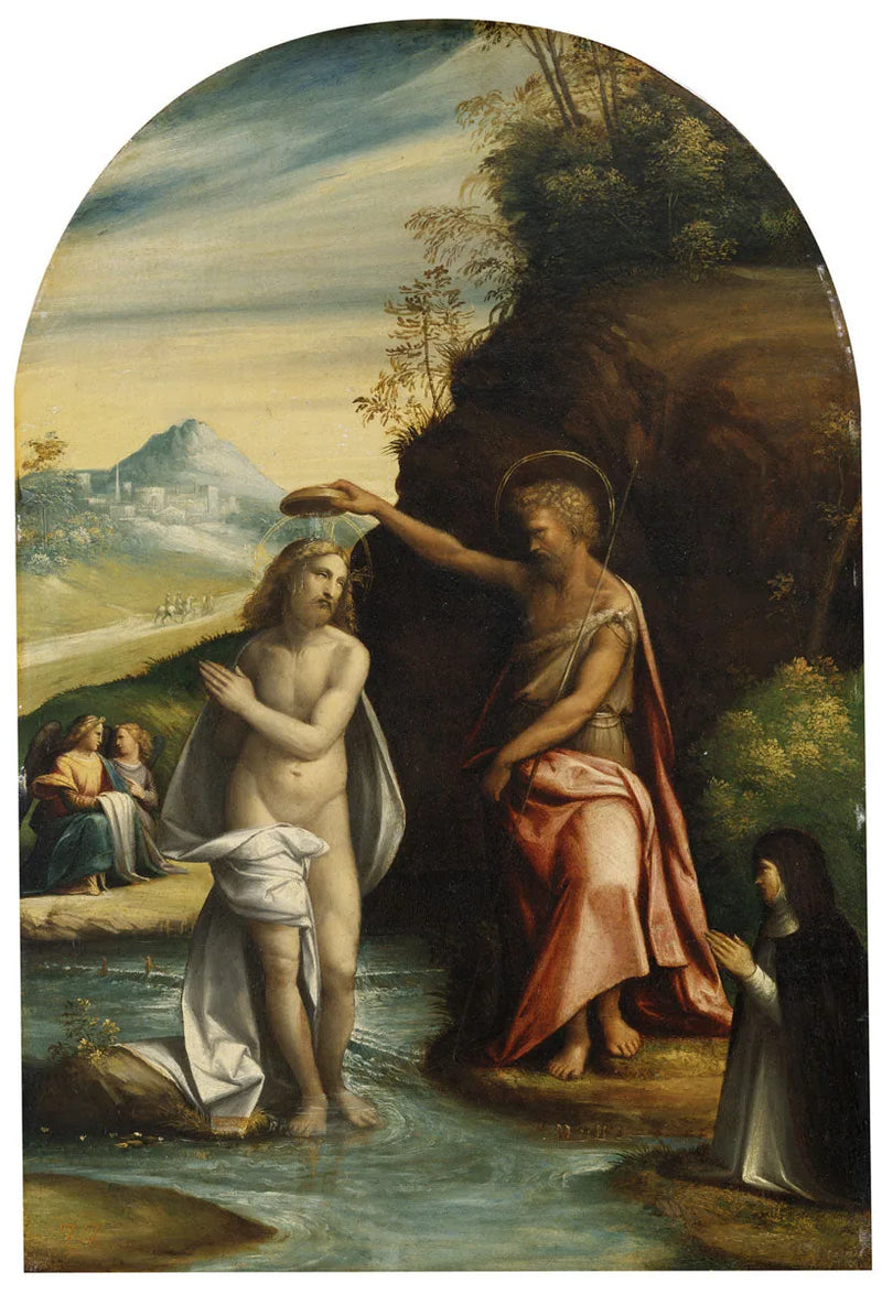 Le Baptême du Christ - Benvenuto Tisi