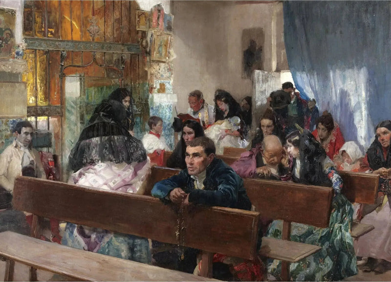 การรับบัพติสมา - Joaquín Sorolla