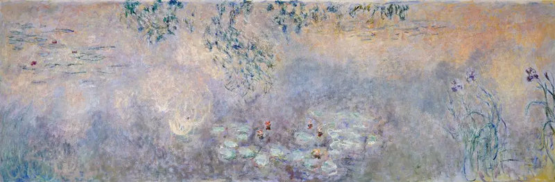 สระบัวกับดอกไอริส - Claude Monet