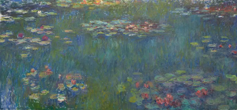 สระบัว, เงาสีเขียว - Claude Monet
