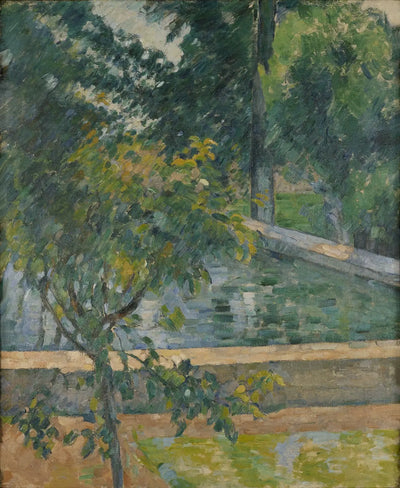 Reproduction du tableau « Le Bassin du Jas de Bouffan - Paul Cézanne » par Alpha Reproduction en peinture à l’huile