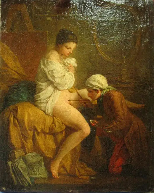 Le Bât - Pierre Subleyras image 1 copie de tableau peinte à la main