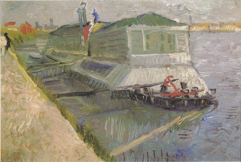 เรือซักรีดบนแม่น้ำแซนที่อาสนิเยร์ - Vincent van Gogh