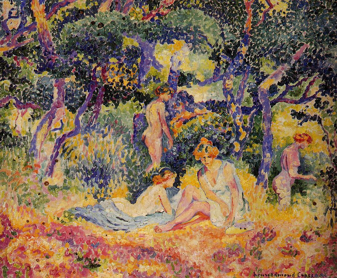 Le Bois - Henri-Edmond Cross image 1 reproduction d’œuvre d’art à l’huile