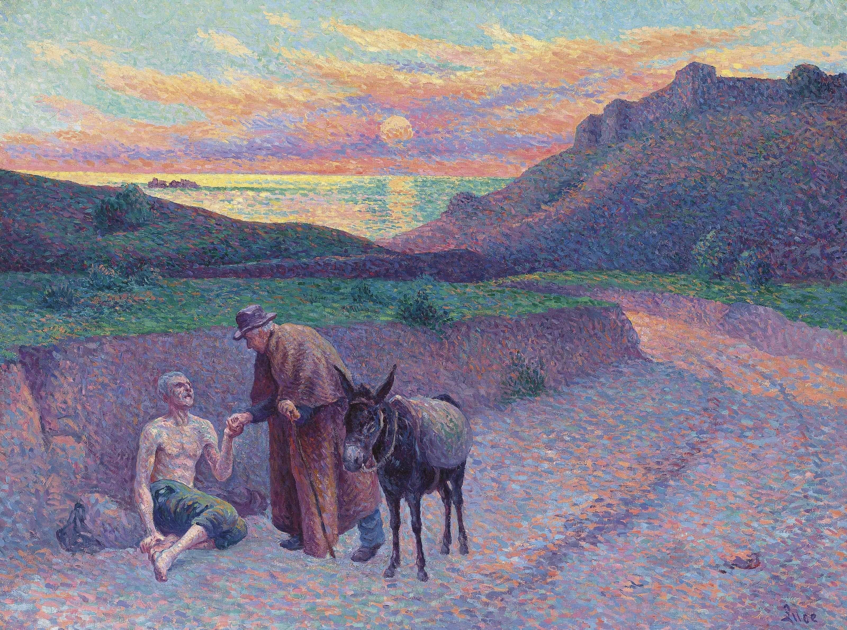 Le bon samaritain - Maximilien Luce - Alpha Reproduction