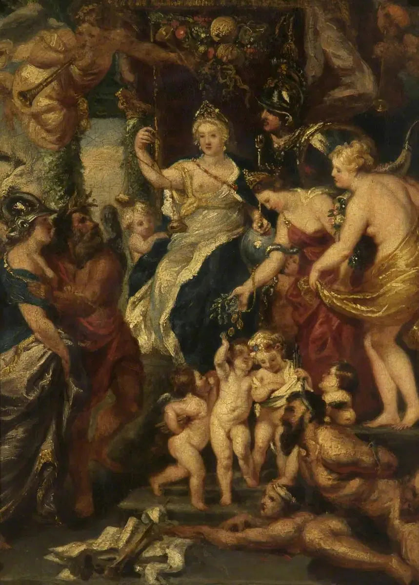Le bonheur de la régence - Peter Paul Rubens image 1 copie de tableau peinte à la main