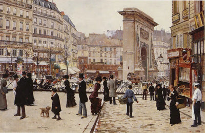 Le Boulevard Saint-Denis Paris - Jean Béraud - Alpha Reproduction