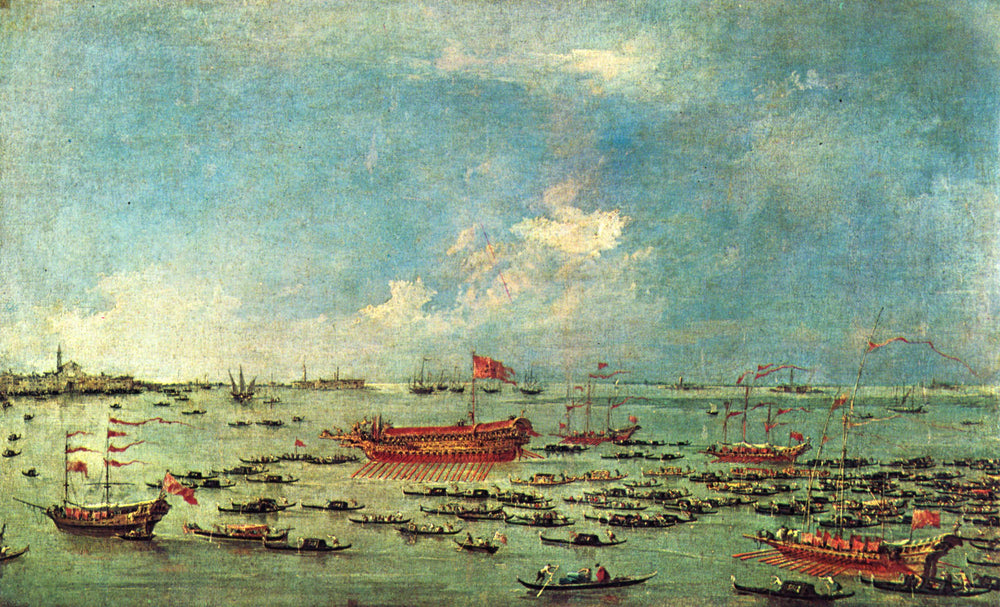Le Bucentaure près de San Nicolò di Lido - Francesco Guardi - Alpha Reproduction