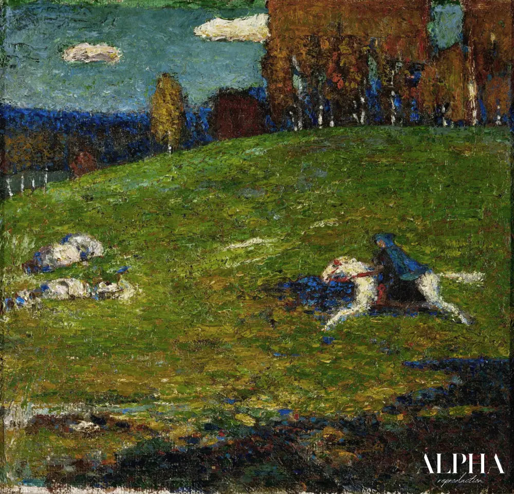 Le Cavalier bleu - Vassily Kandinsky - Reproductions de tableaux et peintures haut de gamme