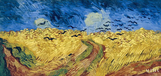 Le Champ de blé aux corbeaux - Van Gogh - Reproductions de tableaux et peintures haut de gamme