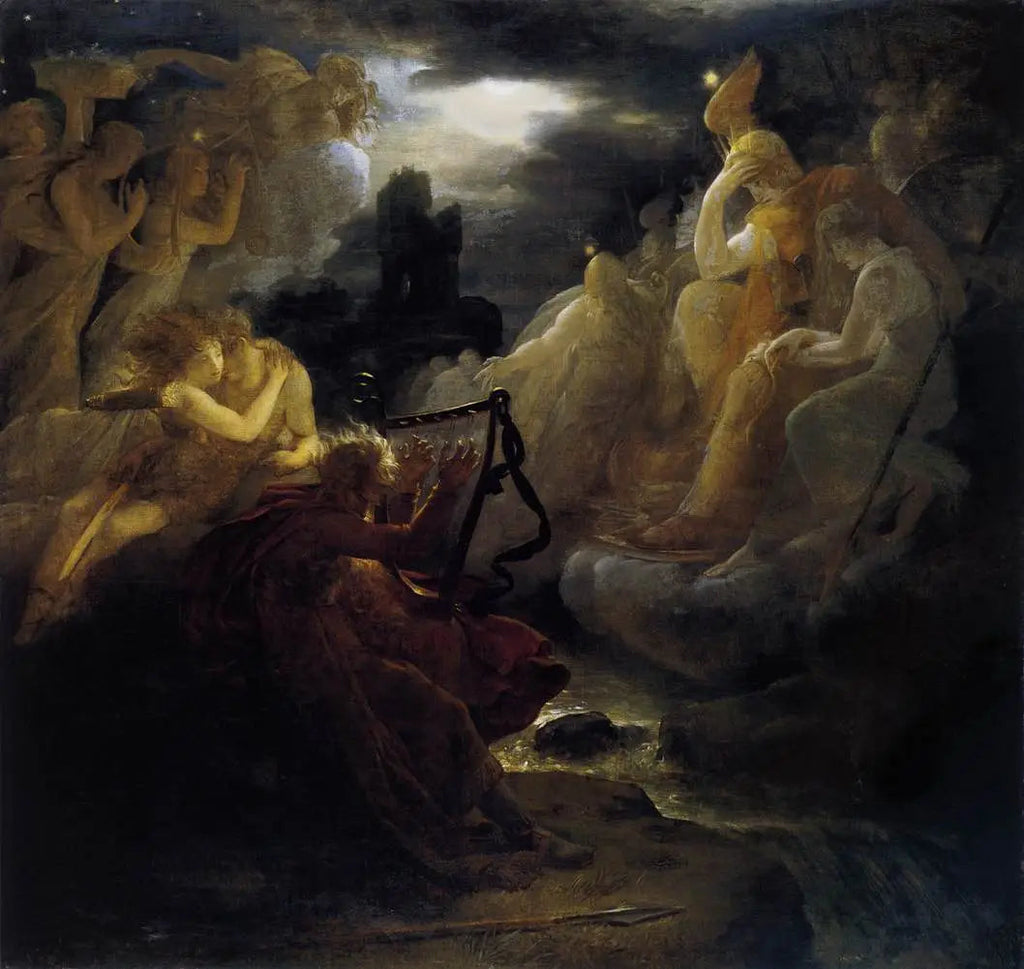 Le chant d'Ossian - François Gérard image 1 copie peinte à la main à l’huile