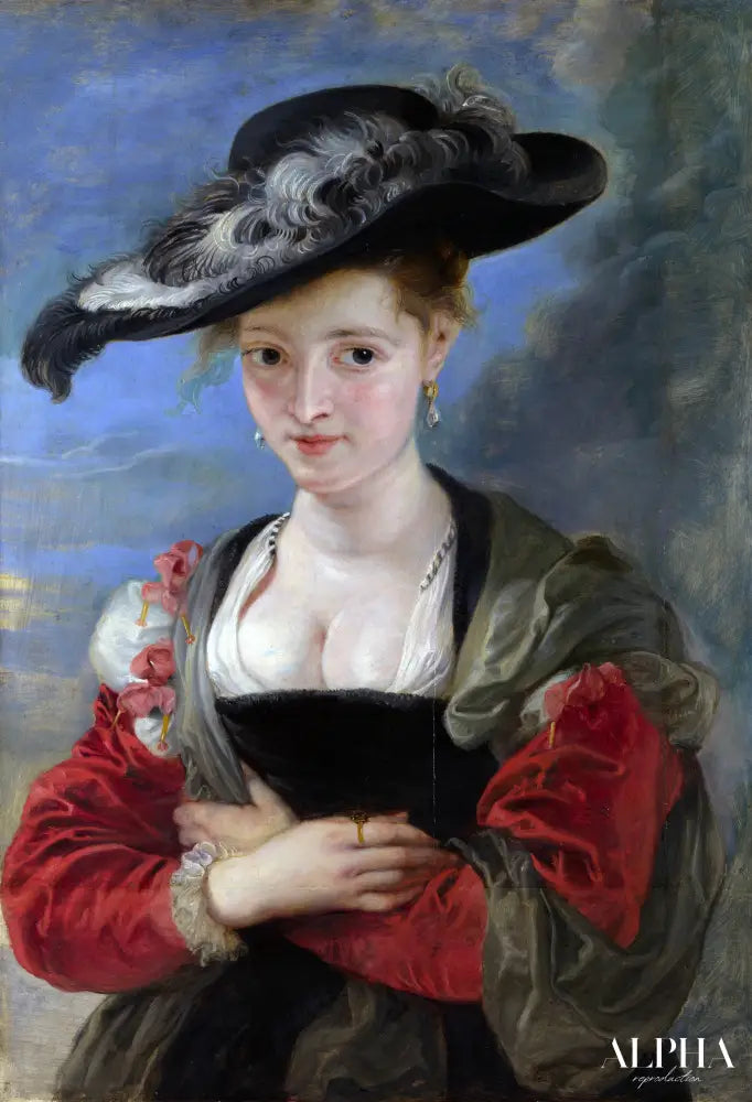 Le Chapeau de paille - Peter Paul Rubens - Reproductions de tableaux et peintures haut de gamme