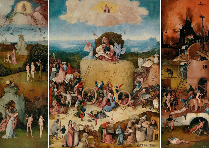 รถเข็นฟาง - Hieronymus Bosch