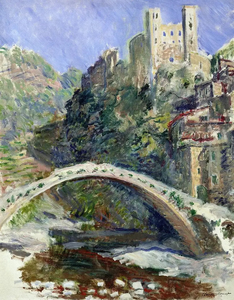 ปราสาท Dolceacqua - Claude Monet